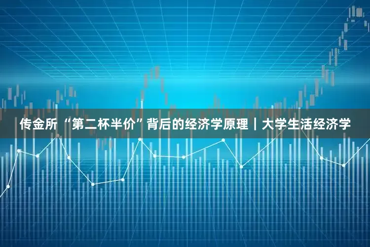 传金所 “第二杯半价”背后的经济学原理｜大学生活经济学